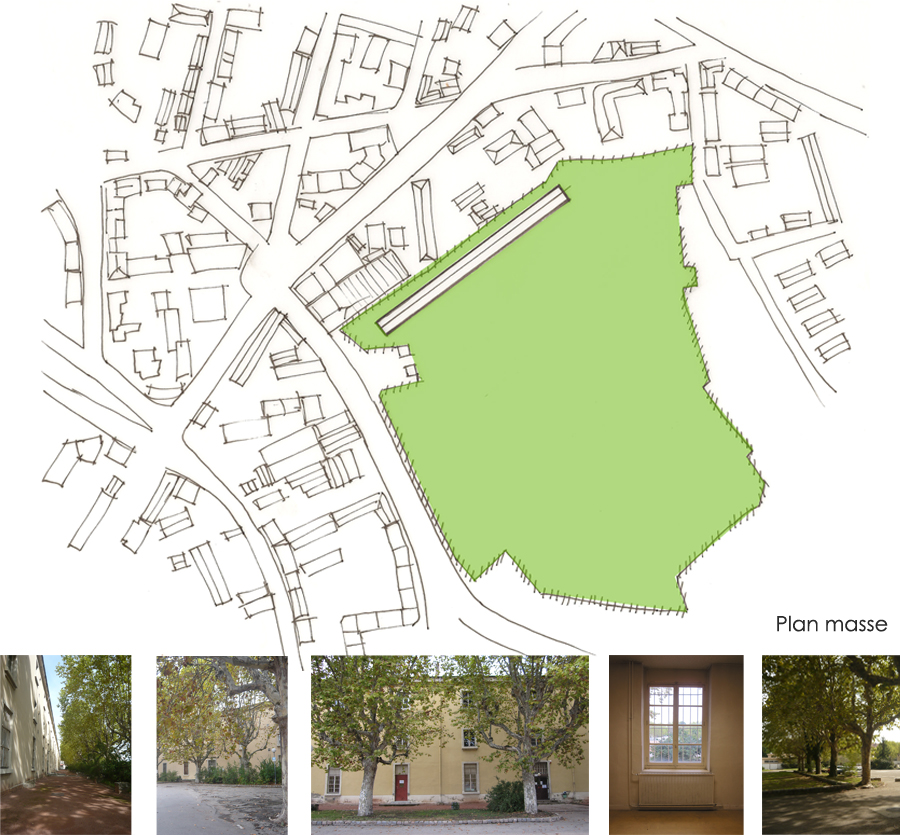 plan d'un projet d'architecture intérieur à Lyon