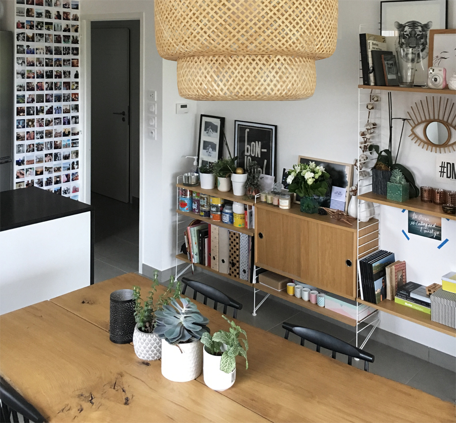 Décoration intérieure d'une salle à manger réalisée par une décoratrice près d'Annecy
