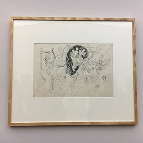 Kandinsky, "Dessin d'étude", 1939