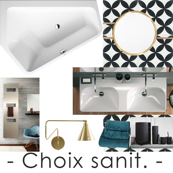 shopping liste de salle de bain